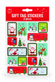 Christmas Foil Gift Tag Stickers – 2 Sheets
