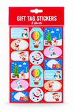 Christmas Foil Gift Tag Stickers – 2 Sheets