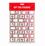Christmas Foil Gift Tag Stickers – Large Sheet