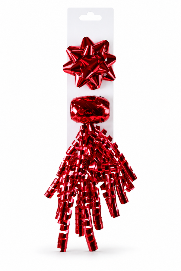 Metallic Gift Wrapping Set - 3 Piece