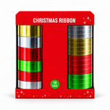 Festive Ribbon Stack - 10 Pack
