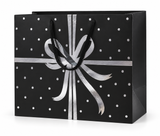 Large Christmas Foil Bow Gift Bag