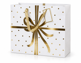 Large Christmas Foil Bow Gift Bag