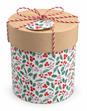 Christmas Kraft Gift Box with String Bow