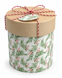 Christmas Kraft Gift Box with String Bow