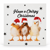 Foiled Pet Christmas Cards – 10 Pack – Chicks