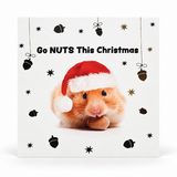 Foiled Pet Christmas Cards – 10 Pack – Hamster