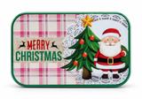 Christmas Mini Retro Gift Card Tin