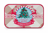 Christmas Mini Retro Gift Card Tin