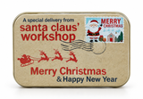 Christmas Mini Retro Gift Card Tin
