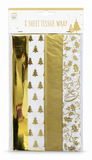 Mixed Christmas Tissue Paper – 8 Sheets