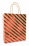 Large Kraft Christmas Gift Bag with Foil Detail