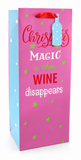 Christmas Slogan Bottle Gift Bag