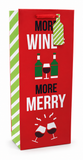 Christmas Slogan Bottle Gift Bag