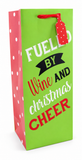 Christmas Slogan Bottle Gift Bag