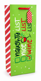 Christmas Slogan Bottle Gift Bag