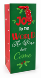 Christmas Slogan Bottle Gift Bag