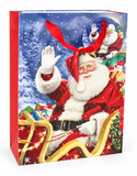 Medium Traditional Santa Christmas Gift Bag