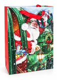 Medium Traditional Santa Christmas Gift Bag