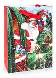 Large Traditional Santa Christmas Gift Bag