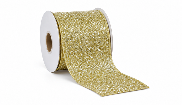 Christmas Glitter Ribbon - 6.5 cm x 2.7 m