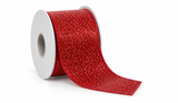 Christmas Glitter Ribbon - 6.5 cm x 2.7 m