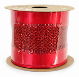 Gold and Red Christmas Ribbon - 2.7 m