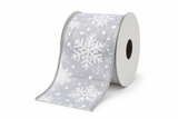 Winter Blue Christmas Ribbon - 2.7 m