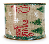 Vintage Christmas Ribbon - 6.5 cm x 2.7 m