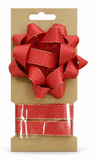 Metallic Gift Bow and Ribbon Set - 2 Piece