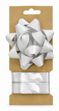 Metallic Gift Bow and Ribbon Set - 2 Piece
