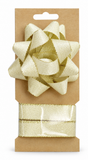 Metallic Gift Bow and Ribbon Set - 2 Piece