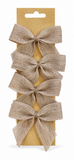 Fabric Gift Bows - 4 Pack