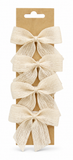 Fabric Gift Bows - 4 Pack