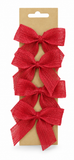 Fabric Gift Bows - 4 Pack