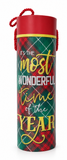 Christmas Wine Bottle Cylinder Gift Box