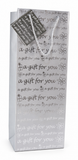 A Gift for You Foil Bottle Gift Bag