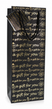 A Gift for You Foil Bottle Gift Bag
