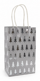 Small Matte Foil Christmas Gift Bag