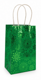 Small Matte Foil Christmas Gift Bag