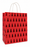 Medium Matte Foil Christmas Gift Bag
