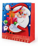 Large Santa Christmas Gift Bag with Foil Detail