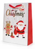 Extra Large Santa Foil Christmas Gift Bag