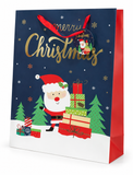 Extra Large Santa Foil Christmas Gift Bag