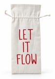 Christmas Canvas Bottle Gift Bag