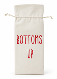 Christmas Canvas Bottle Gift Bag