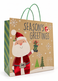 Extra Large Kraft Foil Christmas Gift Bag