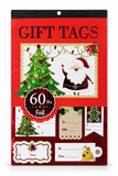 Christmas Foil Gift Tag Sticker Book