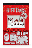 Christmas Foil Gift Tag Sticker Book