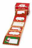 Christmas Gift Tag Sticker Roll – 36 Pieces